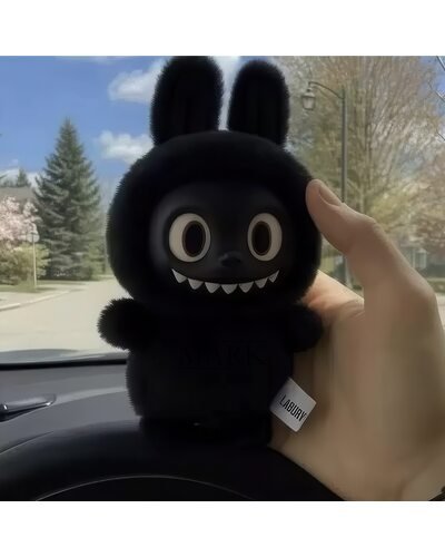 Коллекционная игрушка-сюрприз фигурка-брелок Labubu Лабубу Черный