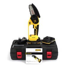 Акумуляторна міні-пила DeWalt DCM160N (24V, 4Аh) АКБ гілкоріз, 2 аккумулятора в кейсі