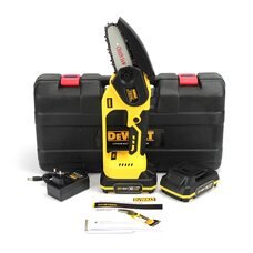 Акумуляторна міні-пила DeWalt DCM160N (24V, 4Аh) АКБ гілкоріз, 2 аккумулятора в кейсі