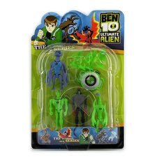 Дитячий ігровий набір G01970/0803-11 BEN10 4 фігурки: Кристал + Желе, рототипи 5 серії та годинник (NI)