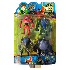 Унікальні ігрові колекційні фігурки для дітей G01990/0805-1 4 шт., що світяться BEN10 5 серії (NI)