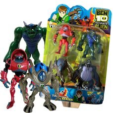 Унікальні ігрові колекційні фігурки для дітей G01990/0805-1 4 шт., що світяться BEN10 5 серії (NI)
