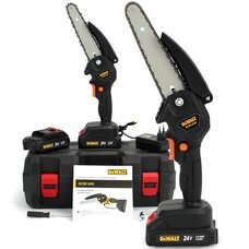 Портативный аккумуляторный садовый веткорез DeWalt DCM140N (24V, 5AH)