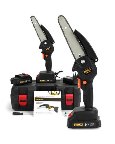 Портативный аккумуляторный садовый веткорез DeWalt DCM140N (24V, 5AH)