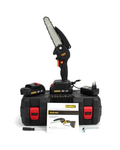 Портативный аккумуляторный садовый веткорез DeWalt DCM140N (24V, 5AH)
