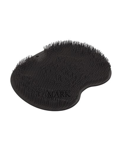 Массажная мочалка для ежедневного ухода за кожей на присосках, Черный