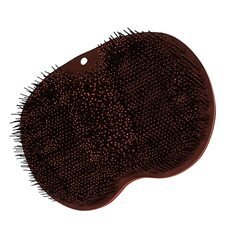 Масажна мочалка для щоденного догляду за шкірою на присосках, Коричневий