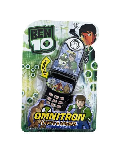 Детский интерактивный телефон G11970/0841A-10 BEN10 со светом и звуком (NI)