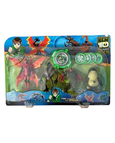 Набор игровых коллекционных фигурок для светящихся детей, 4 шт. G01961/0842-20 BEN10 5 серии в блистере (NI)