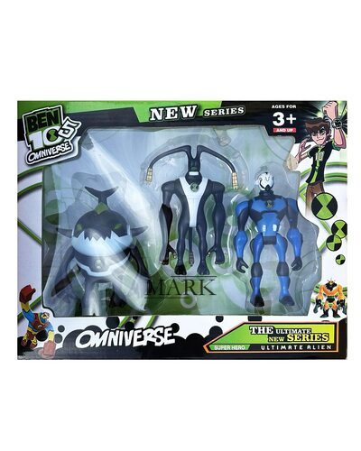 Детский игровой набор G15996/0843А-19 Ben10 5 серии 3 фигурки (УІон+Фітбек+Ітел) (NI)