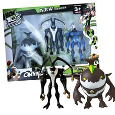 Детский игровой набор G15996/0843А-19 Ben10 5 серии 3 фигурки (Уион+Фитбек+Ител) (NI)