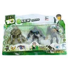 Набір дитячий іграшок-фігурок з 3 шт., що світяться G12008/0807-5 BEN10 5 серії в блістері (NI)