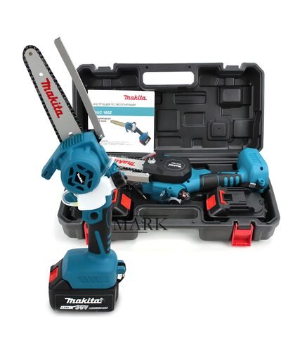 Садовый аккумуляторный веткорез для работы с деревом Makita DUC160Z (36V, 5AH)