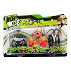Маленькі дитячі колекційні фігурки G15999/0807А-9 3 шт., що світяться BEN10 5 серії в блістері (NI)
