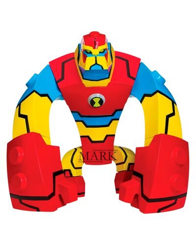 Маленькие детские коллекционные фигурки G15999/0807А-9 3 шт. светящиеся BEN10 5 серии в блистере (NI)