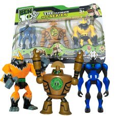 Колекційні ігрові фігурки для дітей, 3 шт., що світяться G16000/0807А-10 BEN10 5 серії в блістері (NI)