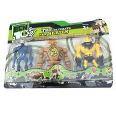 Колекційні ігрові фігурки для дітей, 3 шт., що світяться G16000/0807А-10 BEN10 5 серії в блістері (NI)