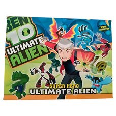 Дитячий набір іграшок-фігурок трансформери + годинник з дисками + пістолет у коробці G20419/SB191-4 БЕН10 (NI)