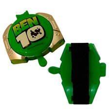 Дитячий набір іграшок-фігурок трансформери + годинник з дисками + пістолет у коробці G20419/SB191-4 БЕН10 (NI)