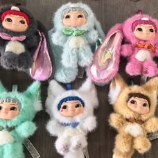 Дитяча подарункова колекційна іграшка-брелок сюрприз з вушками Wakuku Вакуку в коробці