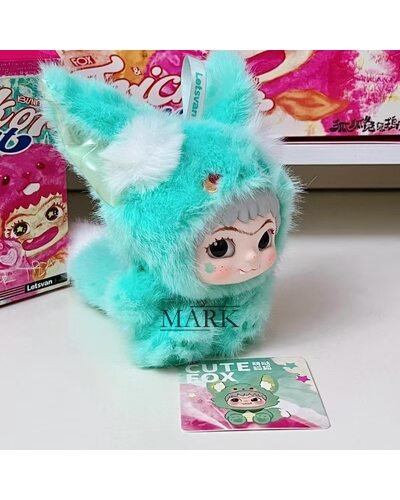 Детская подарочная коллекционная игрушка-брелок сюрприз с ушками Wakuku Вакуку в коробке