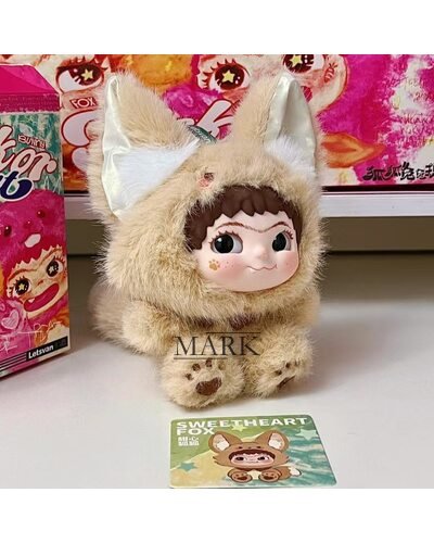 Детская подарочная коллекционная игрушка-брелок сюрприз с ушками Wakuku Вакуку в коробке
