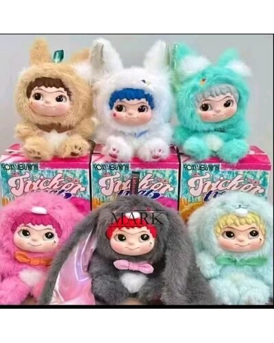 Детская подарочная коллекционная игрушка-брелок сюрприз с ушками Wakuku Вакуку в коробке