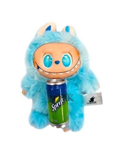 Мягкая пушистая маленькая игрушка-сюрприз брелок Labubu Серия №3 С любимыми напоями