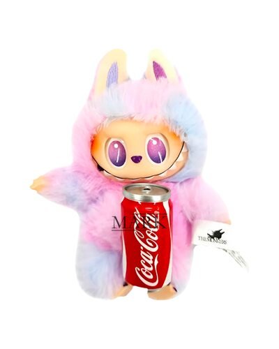 Мягкая пушистая маленькая игрушка-сюрприз брелок Labubu Серия №3 С любимыми напоями