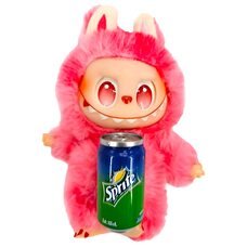 М'яка пухнаста маленька іграшка-сюрприз брелок Labubu Серія №3 З улюбленими напоями