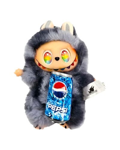 Мягкая пушистая маленькая игрушка-сюрприз брелок Labubu Серия №3 С любимыми напоями