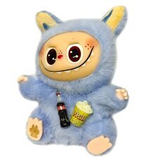 Дитяча подарункова колекційна іграшка сюрприз Labubu Серія №2 Фастфуд