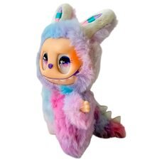 Дитяча плюшева інтерактивна іграшка-сюрприз брелок, з вухами Labubu Серія №4 Дракончик