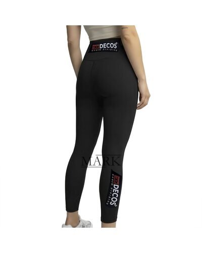 Женские лосины с утеплением на флисе DECOS 052 L Черный (BOT)