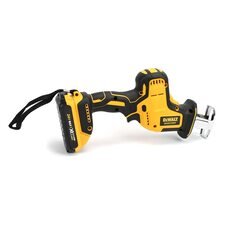 Портативна акумуляторна сабельна пила з кейсом та 2 змінними АКБ DeWalt DCS312NT (24V, 4Ah)