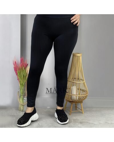 Женские лосины с утеплением на флисе DECOS 052 XXXL Черный (BOT)