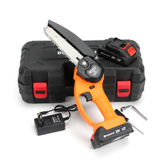 Портативна бездротова акумуляторна міні-пила сучкоріз із кейсом для зберігання 2 акумулятори в комплекті Husqvarna Xi55 (24V, 5AH)