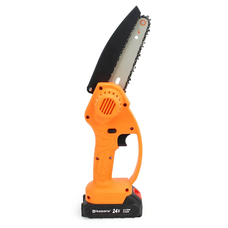 Портативна бездротова акумуляторна міні-пила сучкоріз із кейсом для зберігання 2 акумулятори в комплекті Husqvarna Xi55 (24V, 5AH)