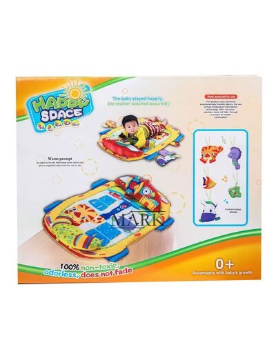 Развивающий игровой коврик для малышей с мягкими игрушками G38173/611+ 5 игрушек (NI)