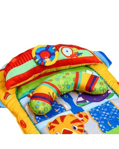 Развивающий игровой коврик для малышей с мягкими игрушками G38173/611+ 5 игрушек (NI)