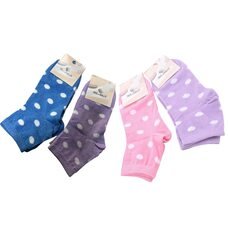 Жіночі стрейчеві шкарпетки «mileskov 170/05763»  36-41 в кружечок, 12 шт (BOT)