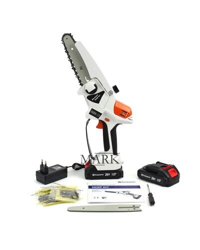 Аккумуляторная мини-пила Husqvarna 55iXP (24V, 5Аh), с индикатором батареи и автоматической смазкой в кейсе