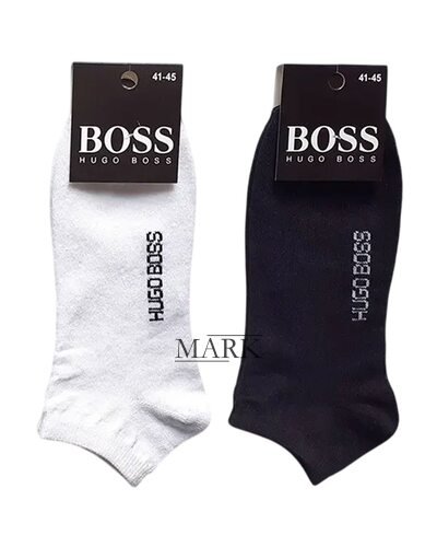 Мужские  стрейчевые короткие носки микс цветов s503/05770 (41-45) текстиль 12 шт (BOT)