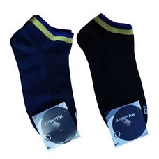 Чоловічі  стрейчеві короткі шкарпетки мікс кольрів 1185 (41-45) текстиль 12 шт (BOT)