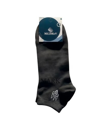 Эластичные текстильные короткие мужские носки микс 1185n/08517 (41-45) 12 шт (ВОТ)