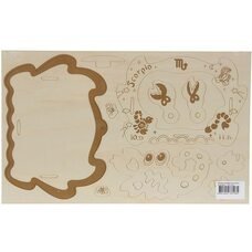 Набір для творчості GPF103 Знаки Зодіаку: Скорпіон збірні моделі 4 пластини (NI)