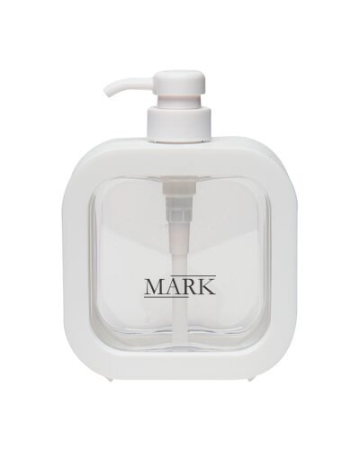 Пластиковый компактный дозатор для ванны на кухне VMHouse 300 мл белый (205)