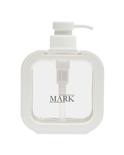 Пластиковый компактный дозатор для ванны на кухне VMHouse 300 мл белый (205)