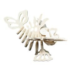 Універсальний дитячий дерев'яний 3D конструктор збірні моделі 4 пластини К002 Риби-Леви (NI)