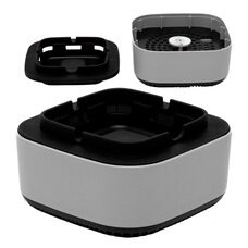 Пластиковая электрическая настольная пепельница с функцией очистки воздуха Серый (205)